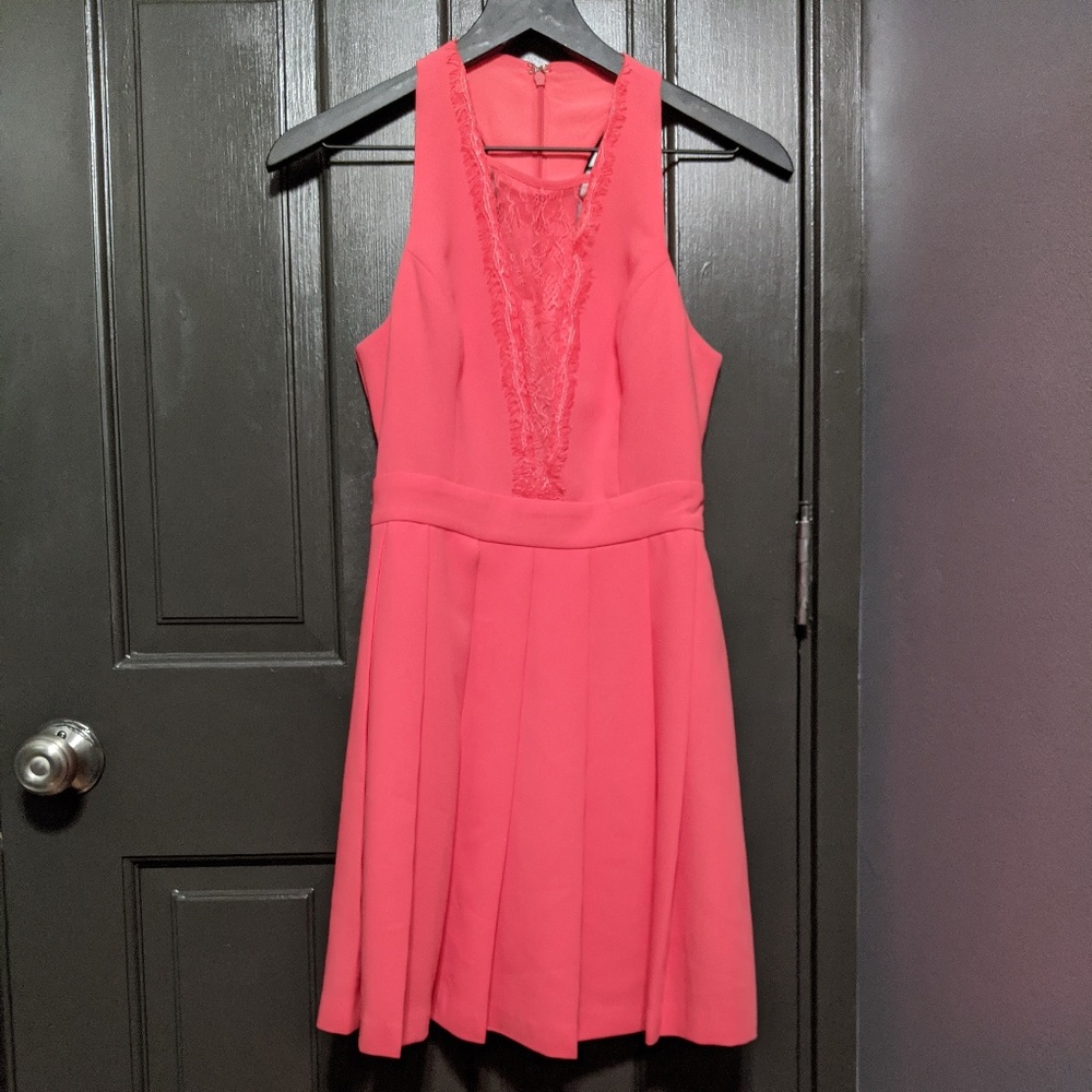 BCBGeneration Salmon Pink Cutout Dress
